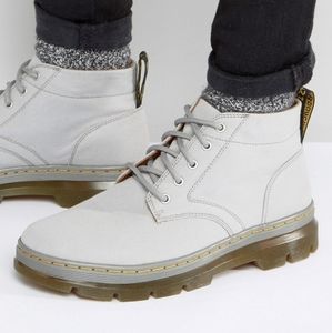 Light gray "bonny" Dr. Martens